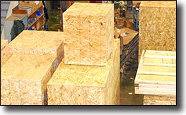 multiple custom crates ready to be shipped